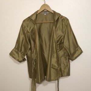 Thin gold top/jacket